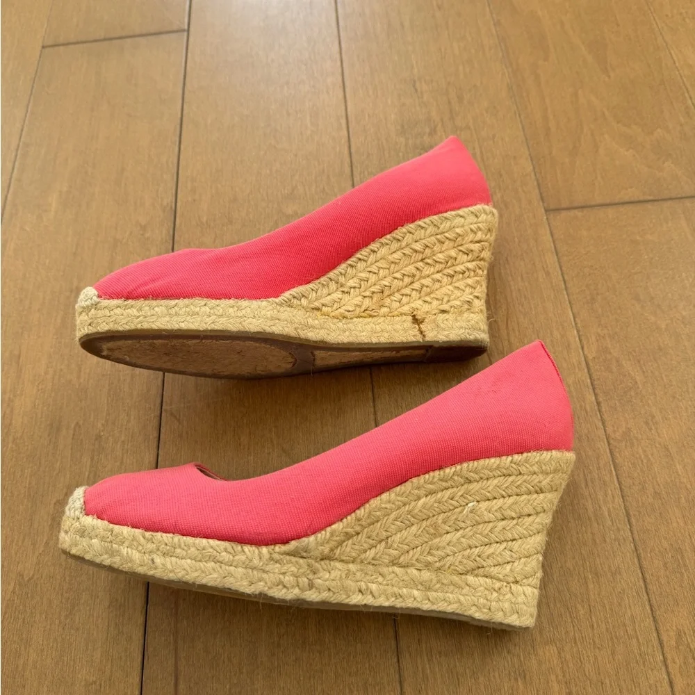 J. Crew Coral Wedge Espadrilles - Picture 6 of 7